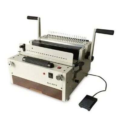 DIE CHANGEABLE HEAVY DUTY ELECTRIC BINDING MACHINE 4 IN 1 6918
